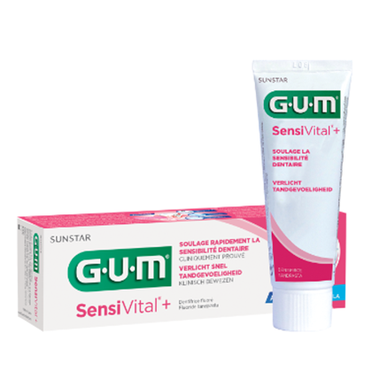 GUM SensiVital+ Tandpasta 75 ml | Gevoelige tanden |