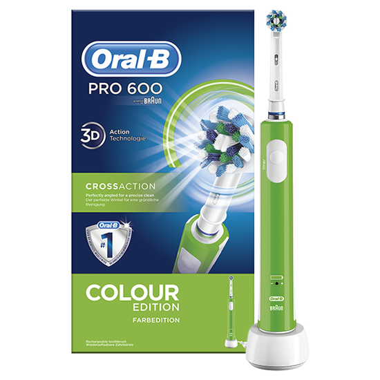 Industrialiseren cabine Silicium Oral-B PRO 600 Limited Colour Edition | Green | NU *** 29.85