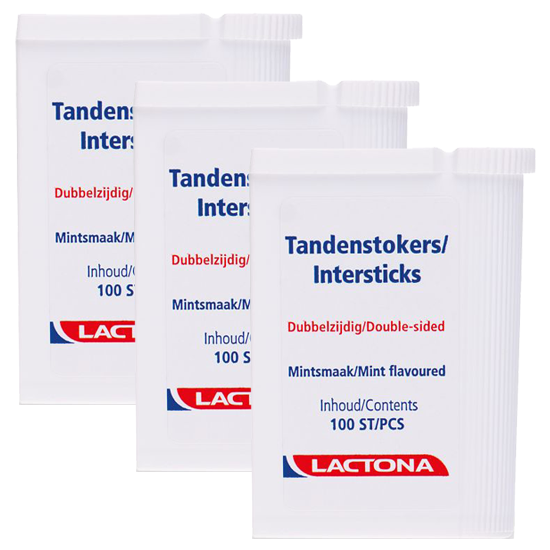 Tandenstokers Intersticks | 3 x 100 | NU *** 4.50