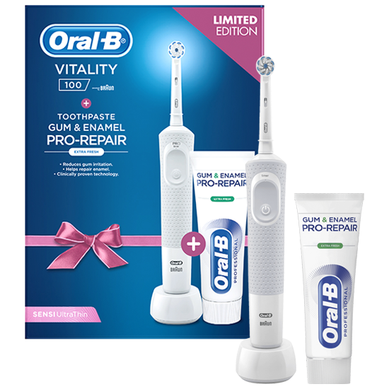 Zwerver Australië Inzichtelijk Oral-B Vitality 100 White Limited Edition | NU *** 21.95