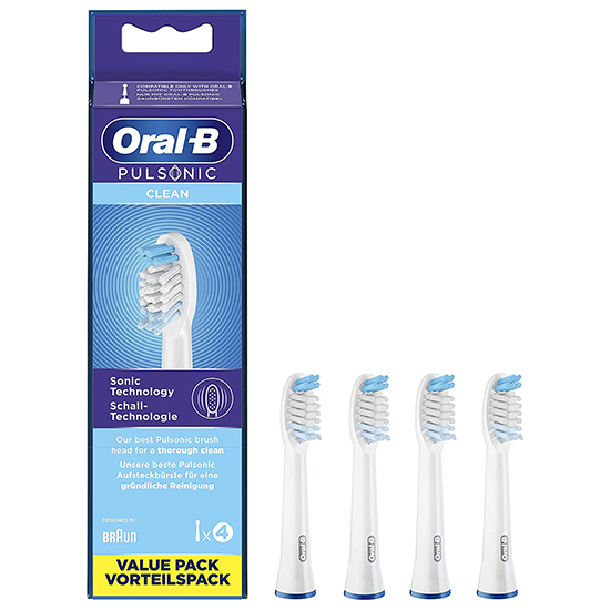 betalen hoofdpijn Overgave Oral-B Pulsonic Clean SR32C-4 opzetborstels | 4 stuks | NU *** 15.85