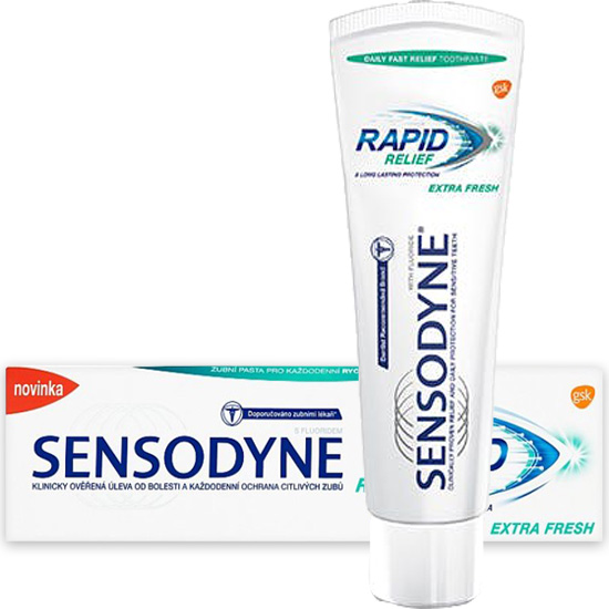 sensodyne rapid relief tandpasta