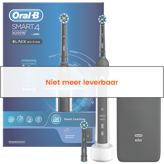 Uitgebreid Genre Overwegen Oral-B Smart 4 4200W Black Edition | Bluetooth | NU *** 64.85