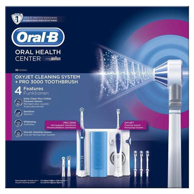 Oral-B PRO 3000 Cross Action + Oxyjet Monddouche