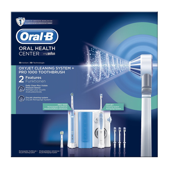 Oral-B PRO 1000 Cross Action + OxyJet Monddouche | NU *** 99.95