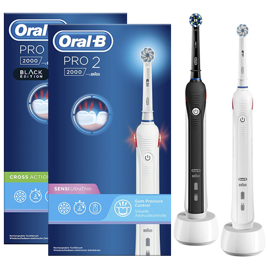 Oral-B PRO 2 2000 Black & White DUOSET | NU *** 74.85