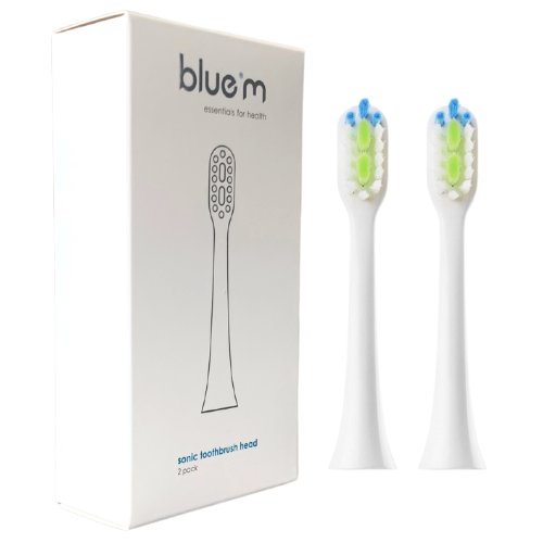 BlueM Essentials for Health Sonic+ Opzetborstels - 2 stuks
