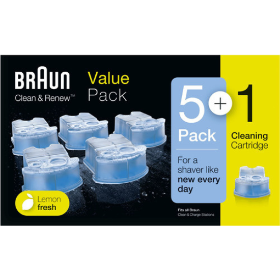 Effectiviteit lettergreep Prik Braun Clean & Renew 5+1 Cartridges | NU *** 24.95