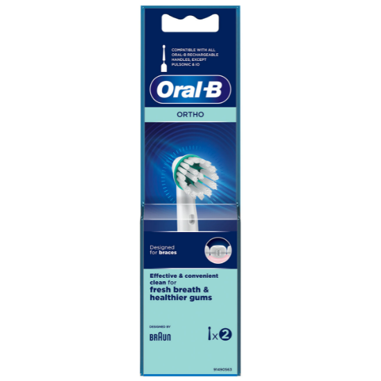 Oral-B Ortho Opzetborstels | 2 Stuks | Speciaal Voor Beugeldragers | NU ...