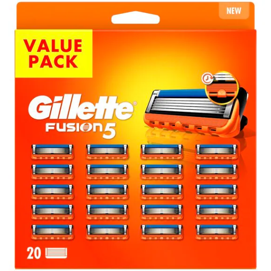 Gillette Fusion5 Power Scheermesjes Voordeelpack - 20 stuks