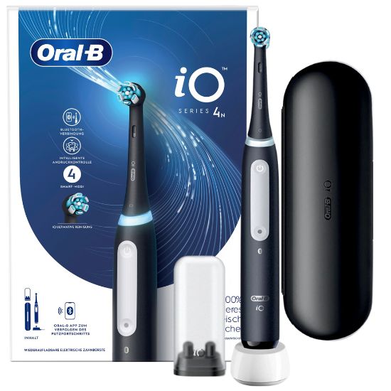 Oral-B iO Series 4N Black Elektrische Tandenborstel