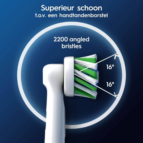 Oral-B PRO Cross Action Opzetborstels | 10 Stuks | NU *** 24.85