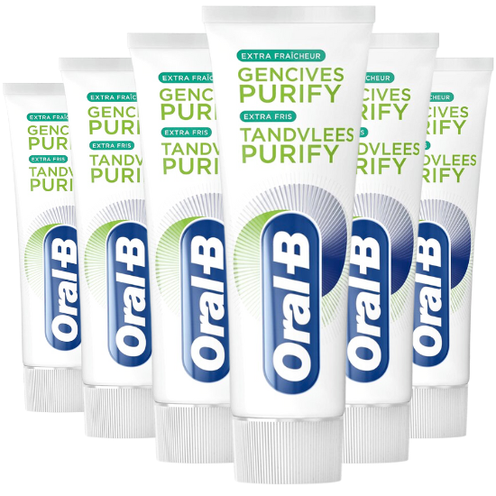 Oral-B Professional Purify Gum & Bacteria Guard Tandpasta - 6 x 75 ml