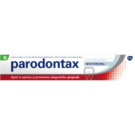 Parodontax Whitening Tandpasta - 75 ml - verbeterde smaak afbeelding