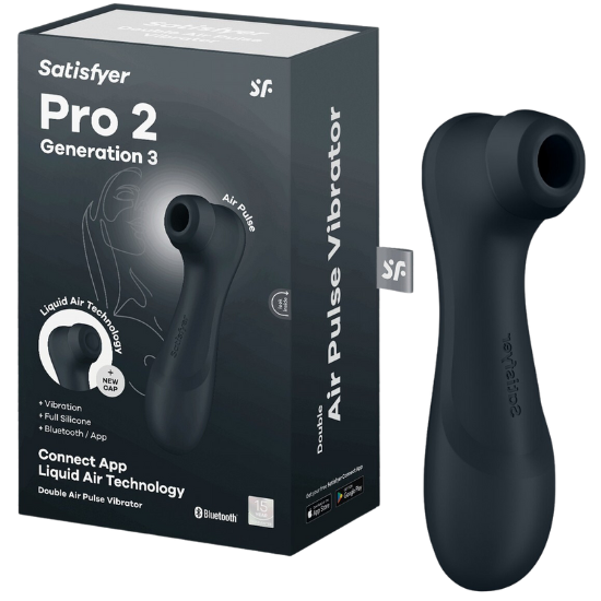 Satisfyer - Pro 2 Generation 3 - Luchtdruk Vibrator (Met App Control) - Donkergrijs