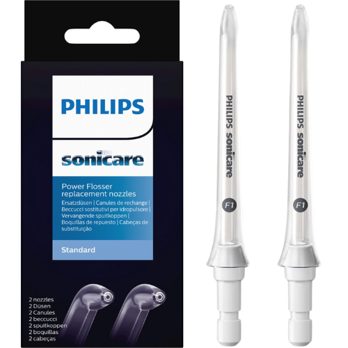 Philips Sonicare F1 Standard Power Flosser Nozzles HX3042/00 - 2 stuks afbeelding