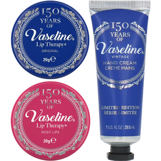 Vaseline Geschenkset Handcrème en Lippenbalsem - 150 Years Limited Edition