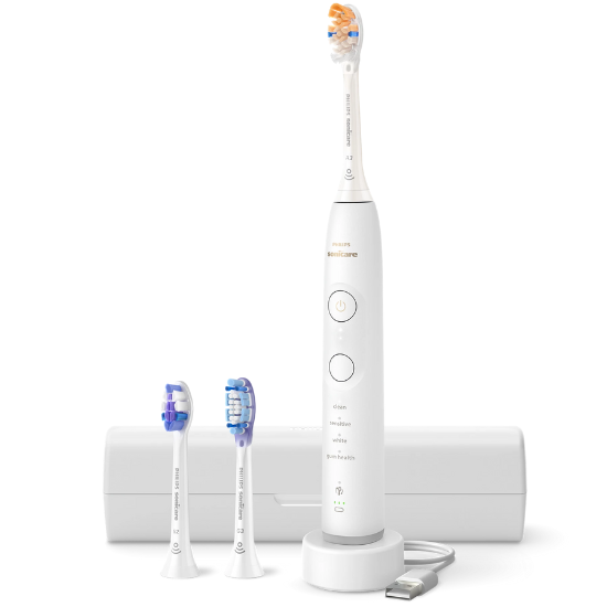 Philips Sonicare 7100 Series - Elektrische Tandenborstel - Wit – Extra Premium Gum Opzetborstel – Reisetui - HX7420/02