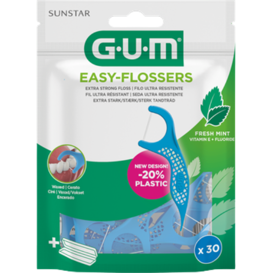 GUM Easy-Flossers Cool Mint - 30 stuks afbeelding