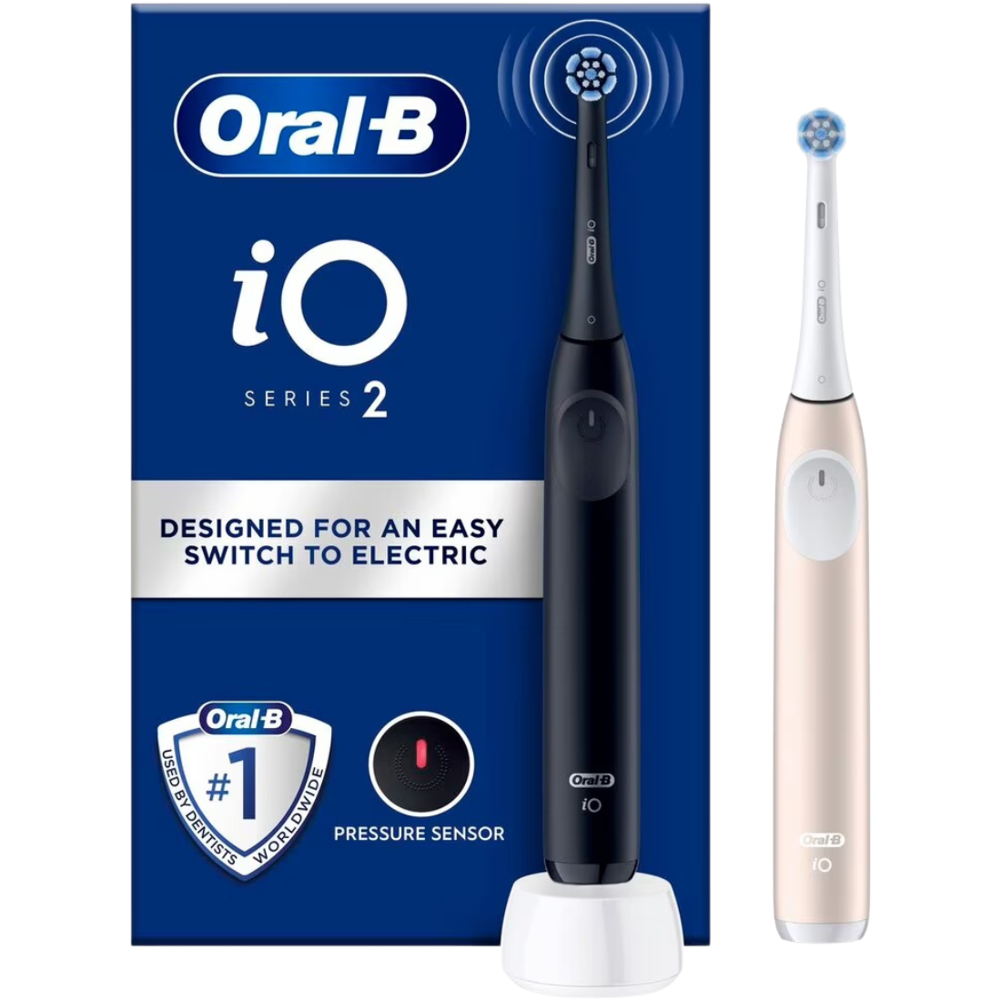 Oral-B iO Series 2 Clean & Care Black + Extra Body Pink afbeelding