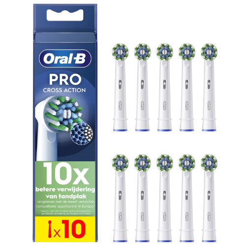 Oral-B PRO Cross Action opzetborstels - 10 stuks afbeelding