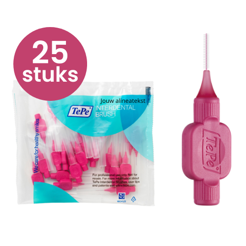 TePe Interdentale Ragers Original 0.4 mm roze - 25 stuks afbeelding