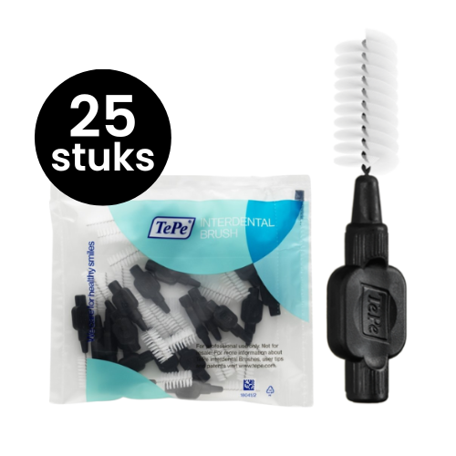 TePe Interdentale Ragers Original 1.5 mm zwart - 25 stuks afbeelding