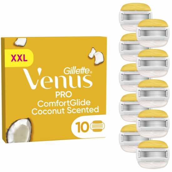 gillette venus pro comfortglide coconut scheermesjes voor een gladde huid gillette venus pro comfortglide coconut scheermesjes voor een gladde huid