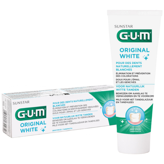 GUM Original White tandpasta - 75 ml afbeelding