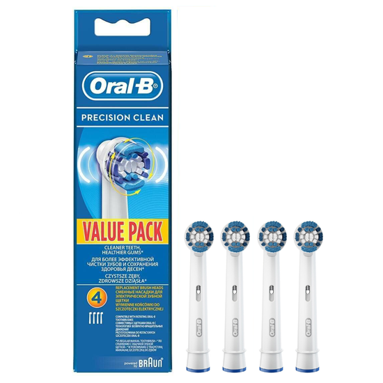 Oral-B Precision Clean Opzetborstels | 4 Stuks | NU *** 13.95