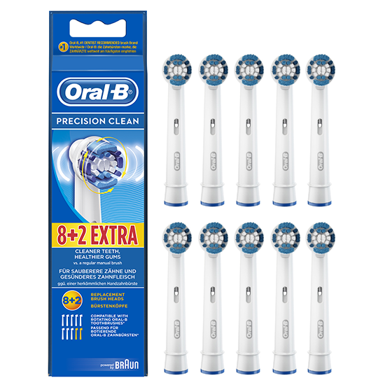 Oral-B Precision Clean Opzetborstels | 10 Stuks