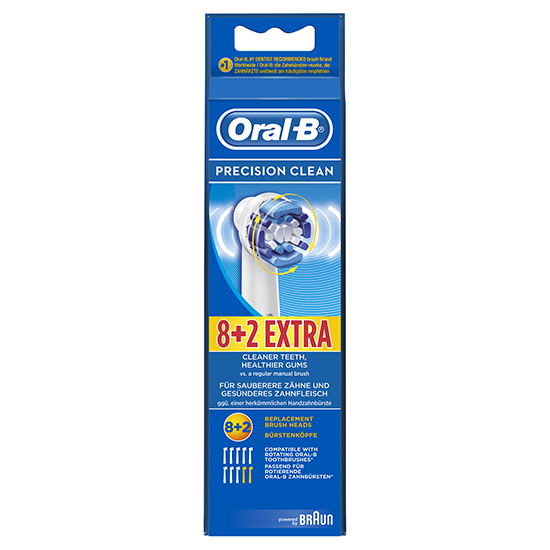 Oral-B Precision Clean Opzetborstels | 10 Stuks