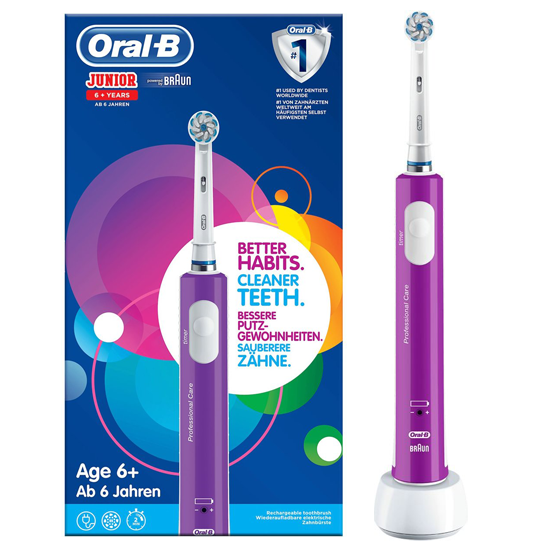 Oral-B JUNIOR 6+ tandenborstel - Paars / Groen
