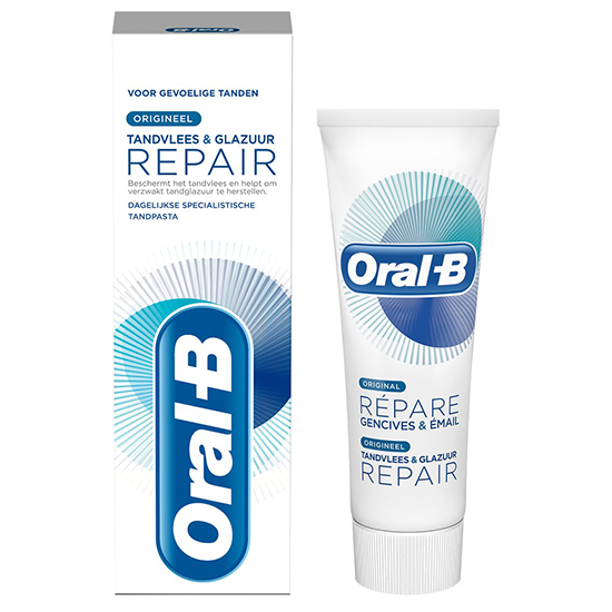 Wrok Spanning Dodelijk Oral-B Tandvlees & Glazuur Repair Original Tandpasta | 2 x 75 ml | NU ***  6.95
