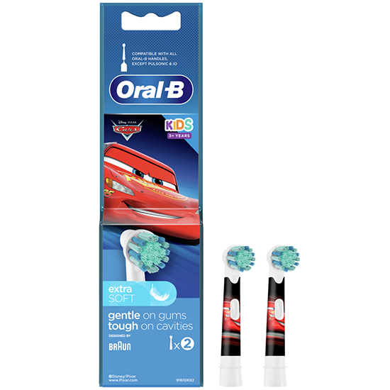 Oral-B Kids opzetborstels - Cars - 2 stuks