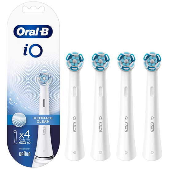 Oral-B iO Ultimate Clean White Opzetborstels - 4 stuks afbeelding