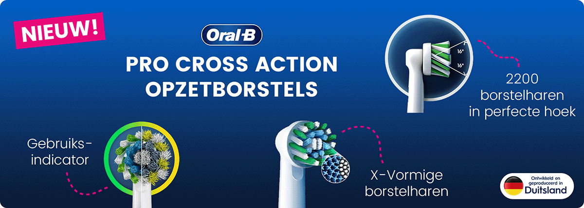 Oral-B PRO Cross Action opzetborstels