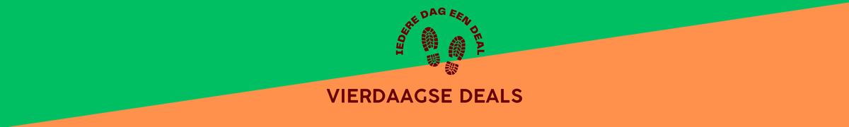 Vierdaagse deals pagina banner
