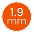 Lactona 1.9mm oranje
