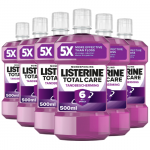 Listerine Total Care 6 in 1 Tandbescherming Mondwater 6x500ml voordeelverpakking