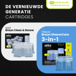 Braun Clean Renew CCR Cartridges 8 stuks