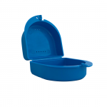 licht blauw bakje voor uw beugel of kunstgebit