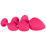 buttplug met diamant roze easytoys silicone