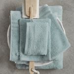 byrklund handdoek zeeblauw 50x100 cm katoen