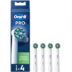 Oral B Cross Action Opzetborstels 4 Stuks