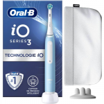 Oral-B iO Series 3 Blue elektrische tandenborstel met pouch voor professioneel schone