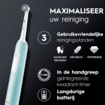 Oral-B tandenborstel PRO Series 1 Blue verwijdert tot 100 procent meer tandplak