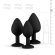 Maten EasyToys buttplug set zwart vergeleken