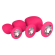 easytoys buttplug set roze silicone diamant