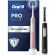 oral b pro 1 pink + extra body black poetst slimmer en helpt tandplak verwijderen
